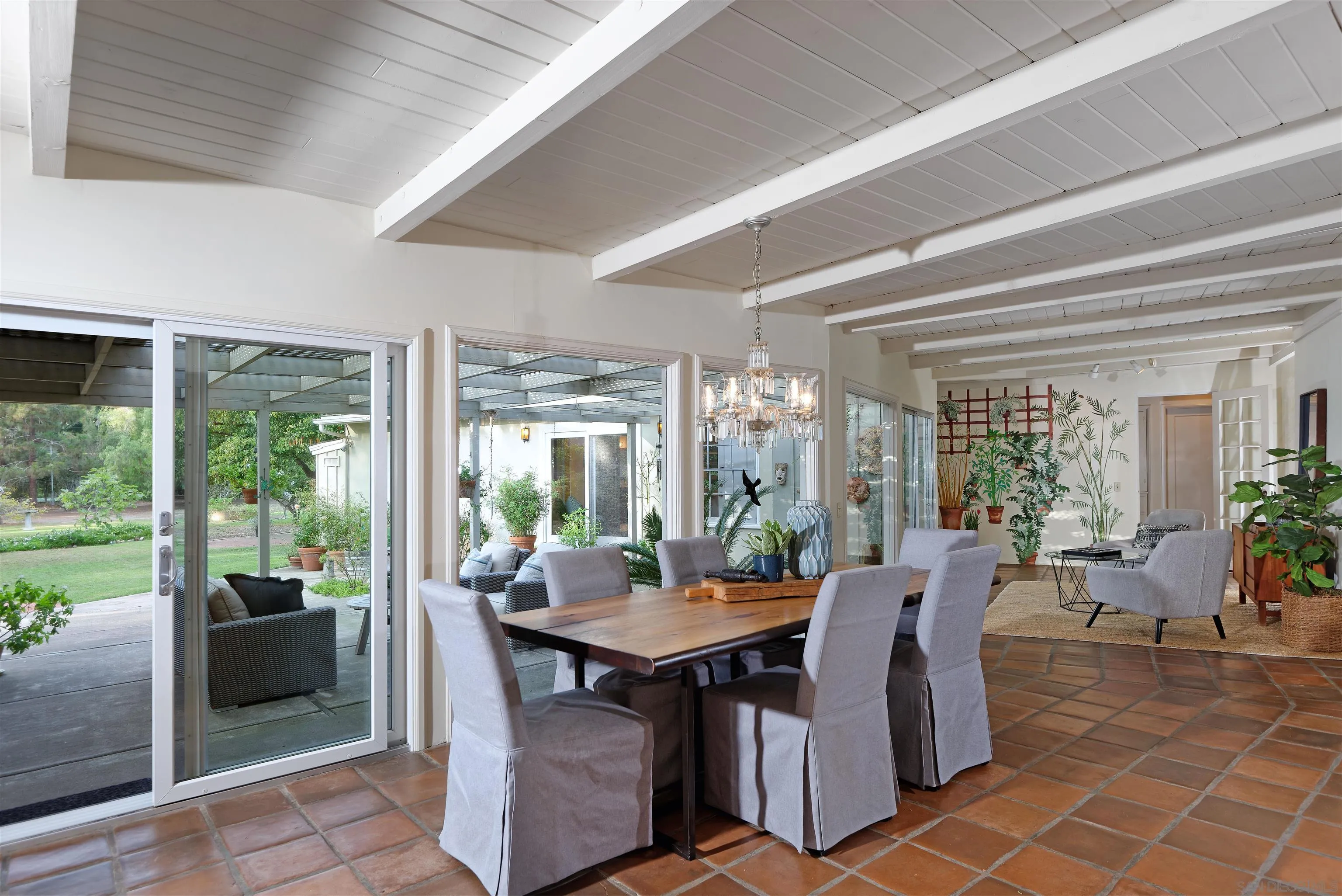 1780 La Jolla Rancho Road La Jolla, CA 92037 - Photo 9 of 24 a view of a dining room with furniture window and outside view