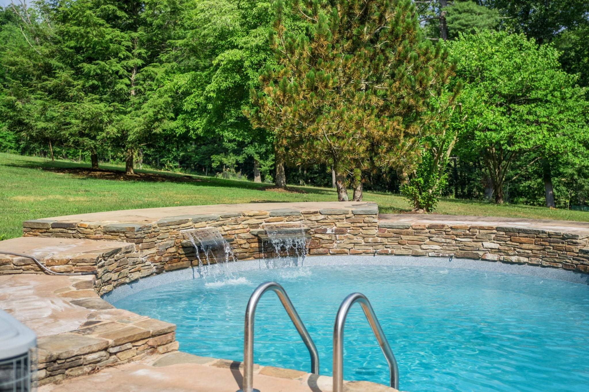 620 Walnut Hills Road Staunton, VA 24401 - Photo 9 of 40 Waterfall Custom Pool