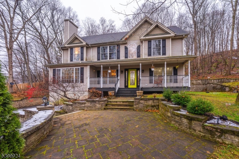 123 Vail Road Columbia, NJ 07832 - Photo 4 of 44 front view of a house with a yard