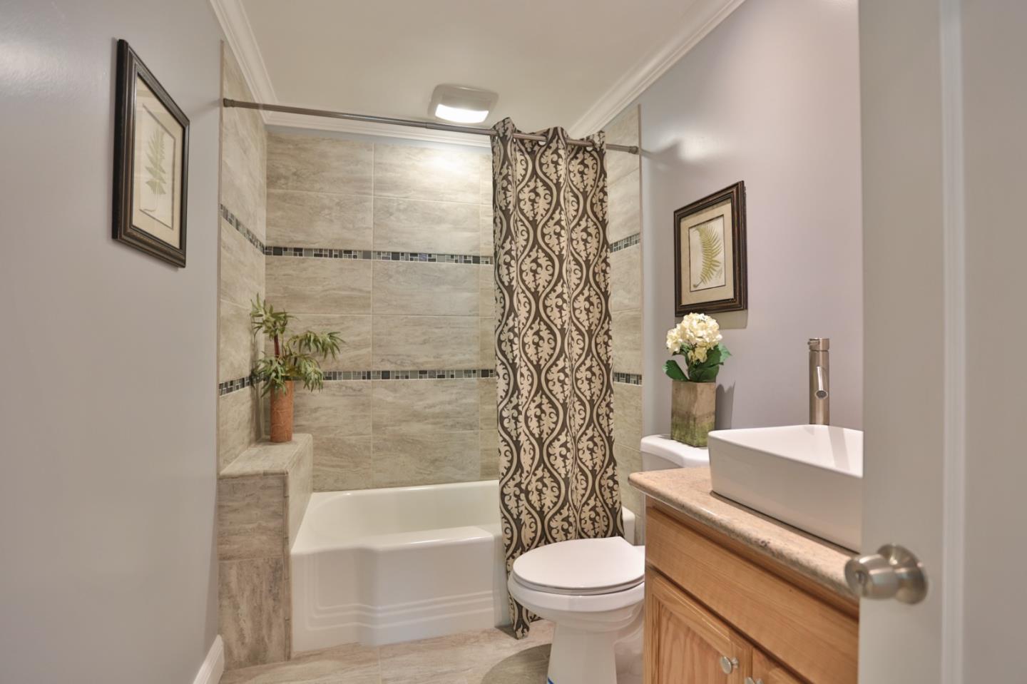 1663 Cross Way San Jose, CA 95125 - Photo 15 of 25 a bathroom with a shower and a toilet