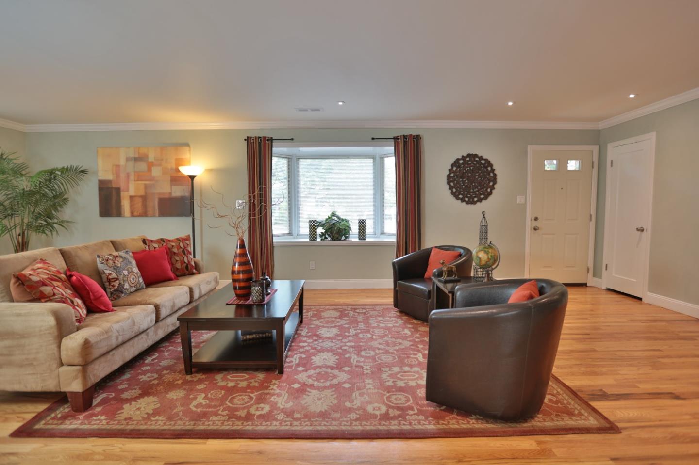 1663 Cross Way San Jose, CA 95125 - Photo 9 of 25 a living room with fireplace furniture and a large window