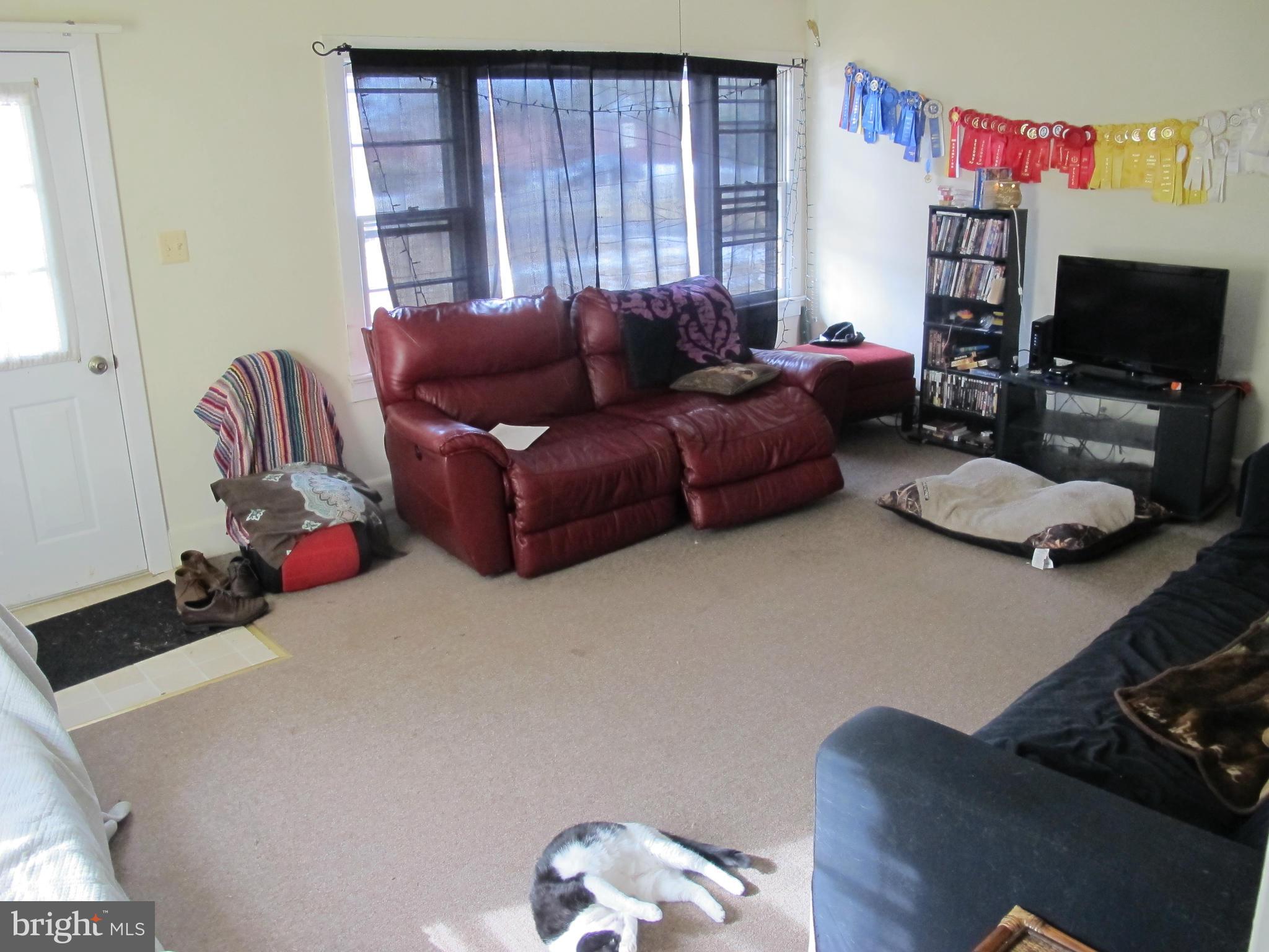 607 Waterloo Road Warrenton, VA 20186 - Photo 12 of 16 a living room with furniture a flat screen tv and a window