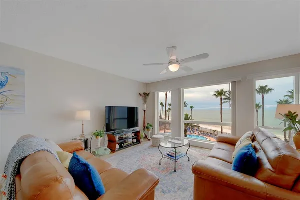 a view of hallway that has closet