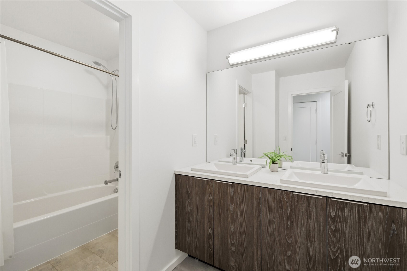 5661 Great Gln Road Southwest Port Orchard, WA 98367 - Photo 24 of 40 a bathroom with a sink and a mirror