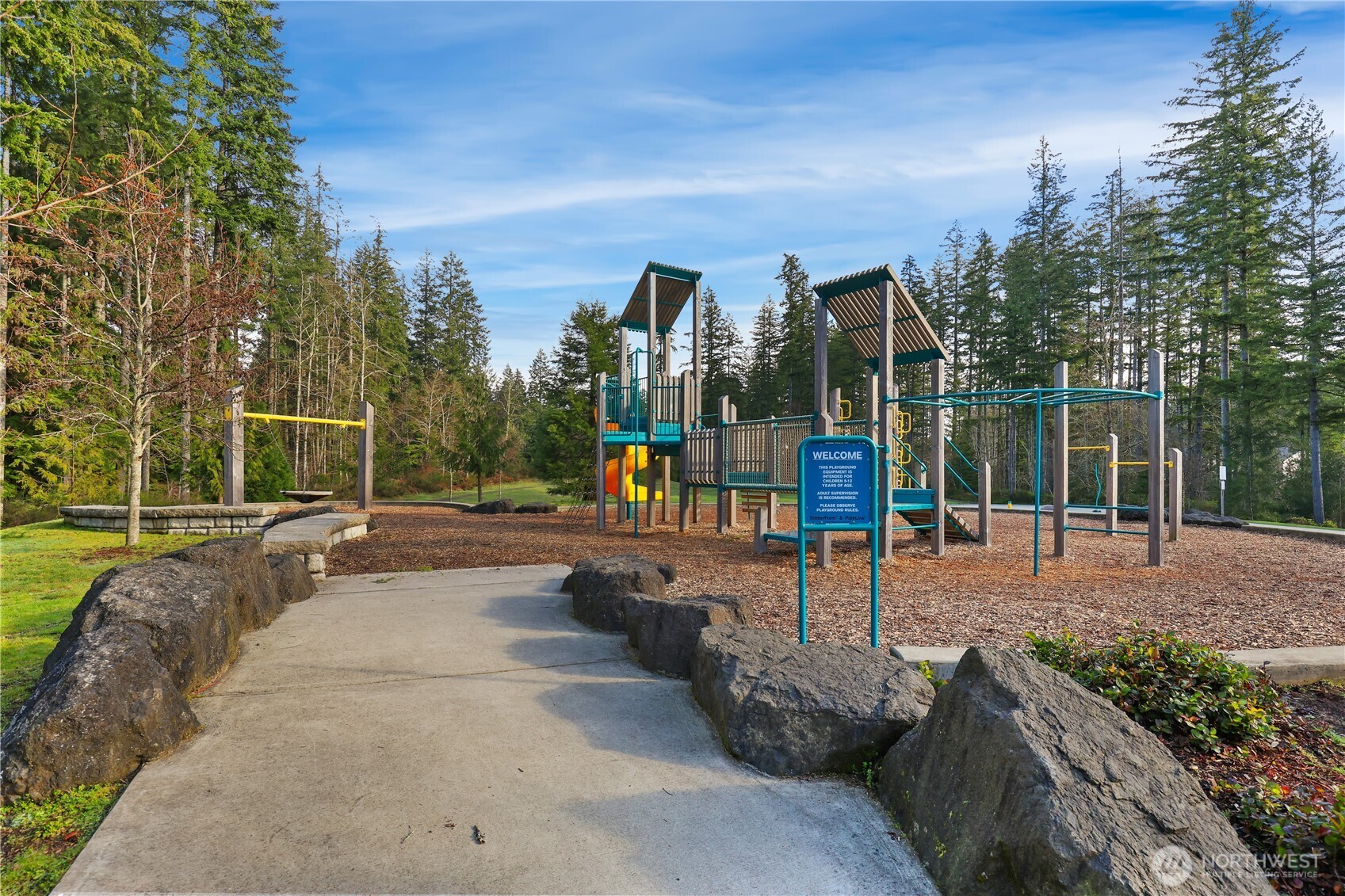 5661 Great Gln Road Southwest Port Orchard, WA 98367 - Photo 37 of 40 a view of a park with iron fence