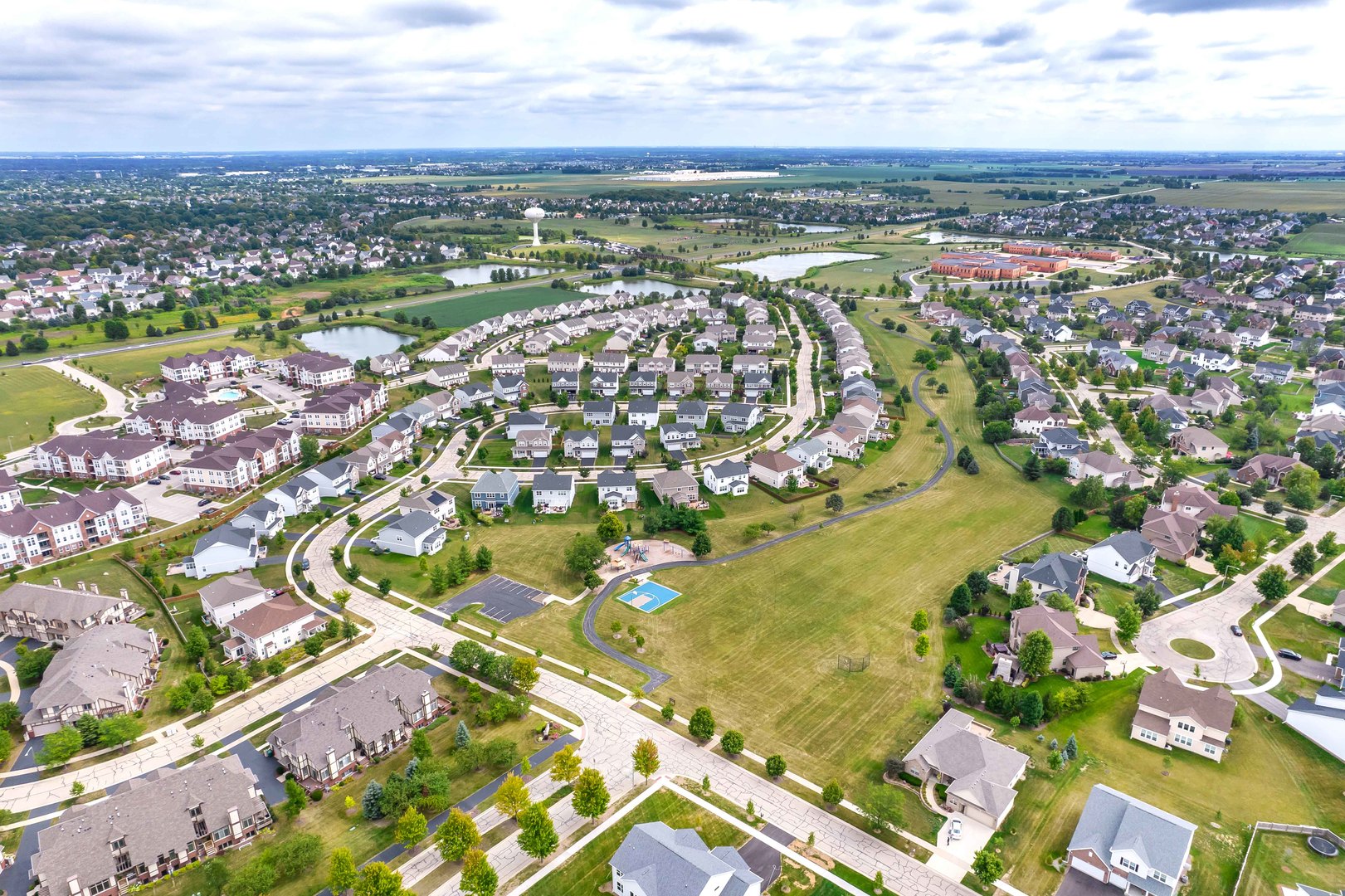 870 Simons Road Plainfield, IL 60585 - Photo 12 of 14 an aerial view of residential building with outdoor space ocean view