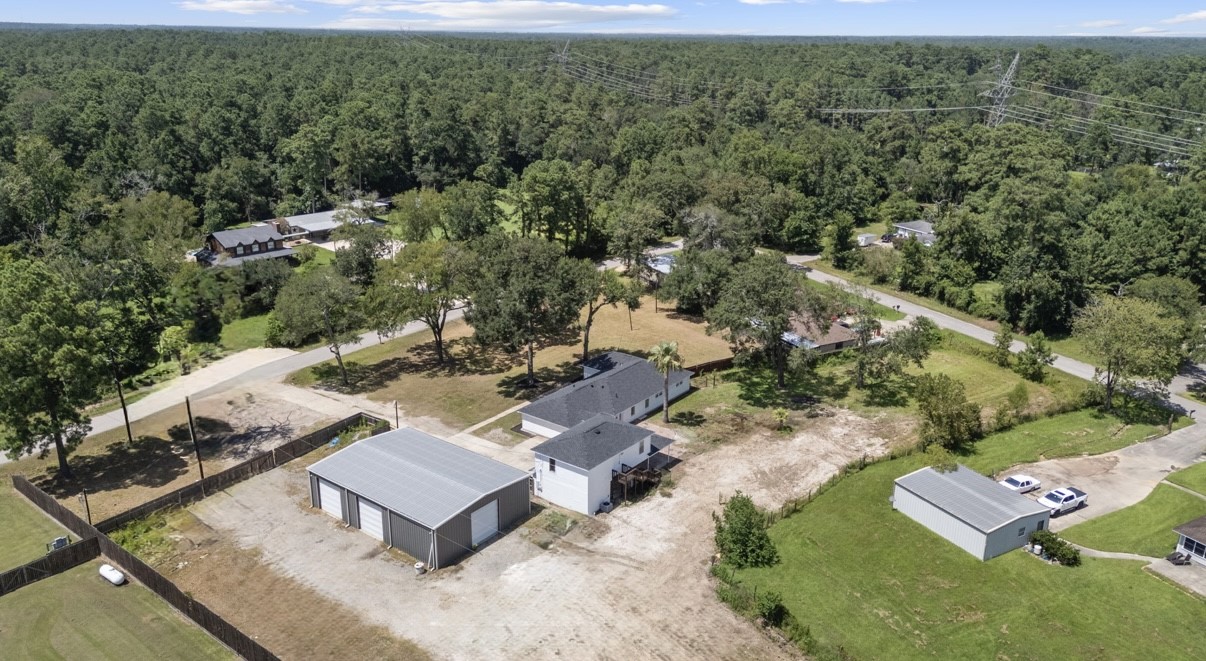 12019 Beth Lane Magnolia, TX 77354 - Photo 45 of 49 an aerial view of a house with outdoor space