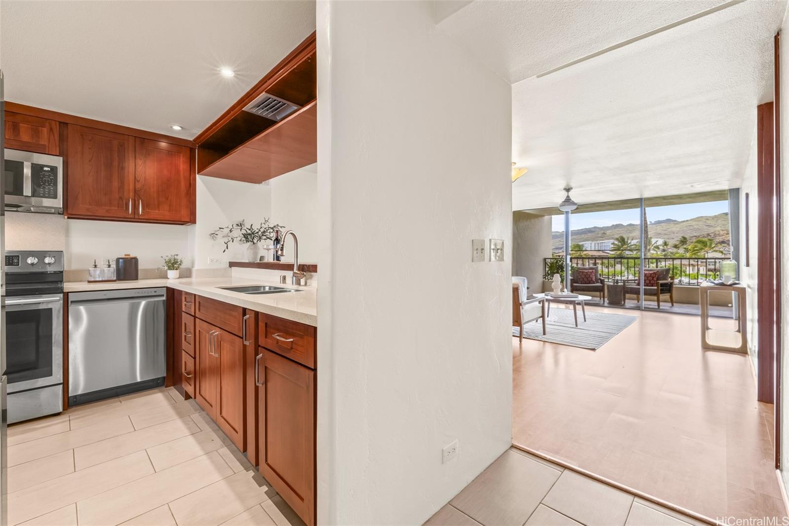 500 Lunalilo Home Road, Unit 22C Honolulu, HI 96825 - Photo 1 of 25 Remodeled upgraded designer kitchen with SS appliances.