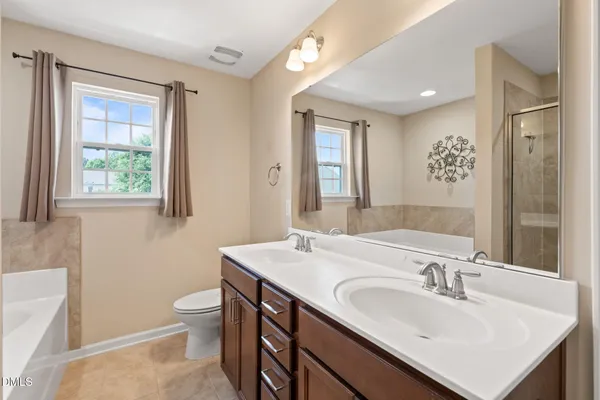 a bathroom with a sink toilet a mirror and vanity