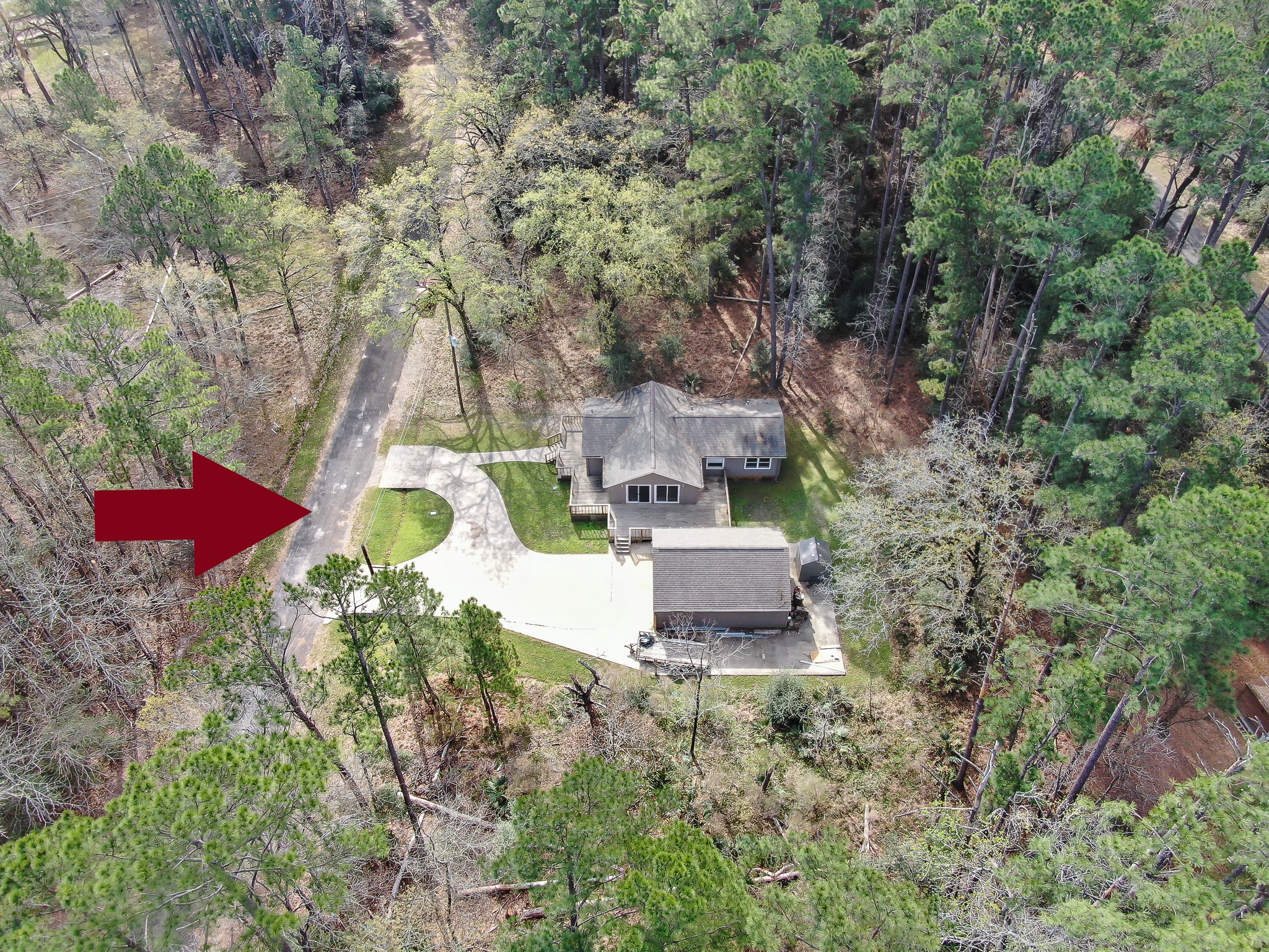6 Hollow Forest Trinity, TX 75862 - Photo 9 of 38 a view of a yard with plants