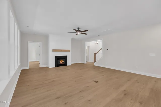 a view of a livingroom with a fireplace