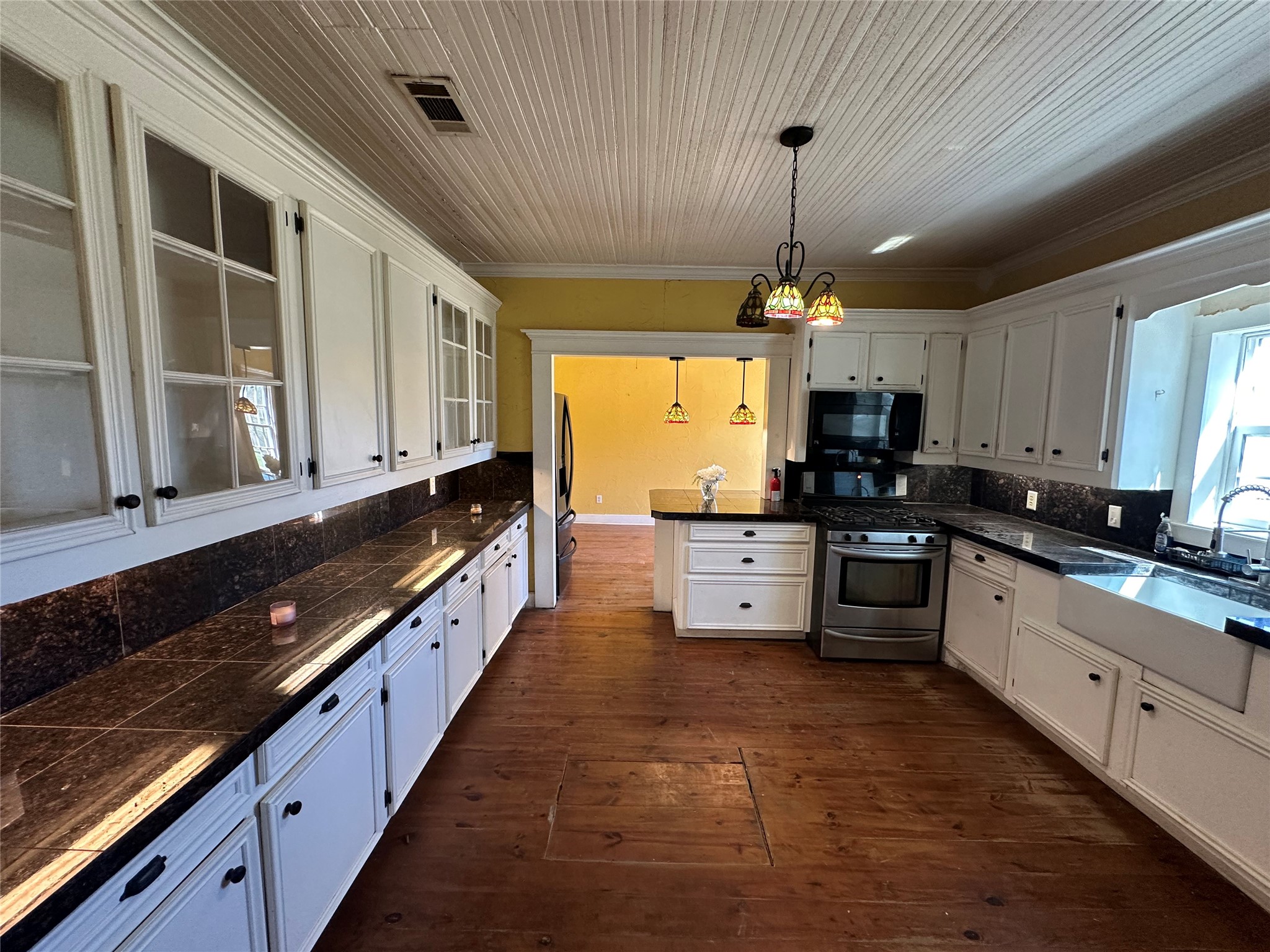 8773 I-45 Street South Centerville, TX 75833 - Photo 6 of 35 a large kitchen with granite countertop lots of counter top space
