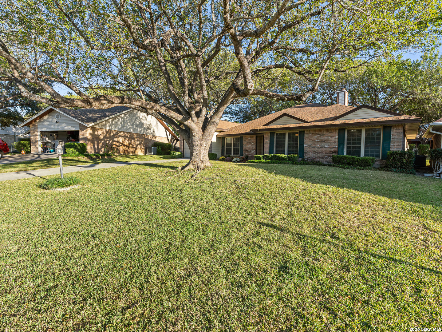 3620 Chestnut Court Cibolo, TX 78108 - Photo 35 of 45 a front view of a house with a garden
