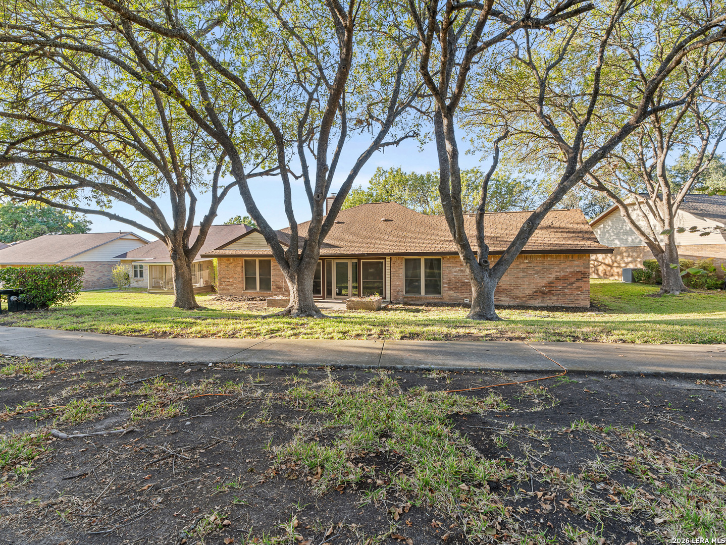 3620 Chestnut Court Cibolo, TX 78108 - Photo 39 of 45 a front view of a house with yard and green space