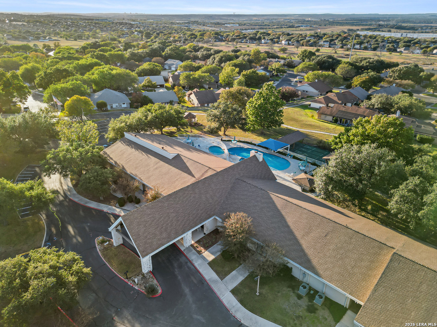 3620 Chestnut Court Cibolo, TX 78108 - Photo 45 of 45 an aerial view of residential houses with outdoor space