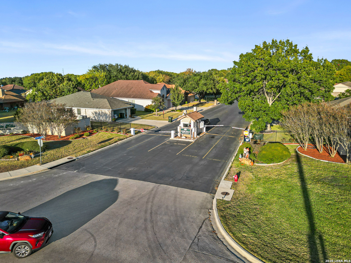 3620 Chestnut Court Cibolo, TX 78108 - Photo 6 of 45 an aerial view of a swimming pool with a yard