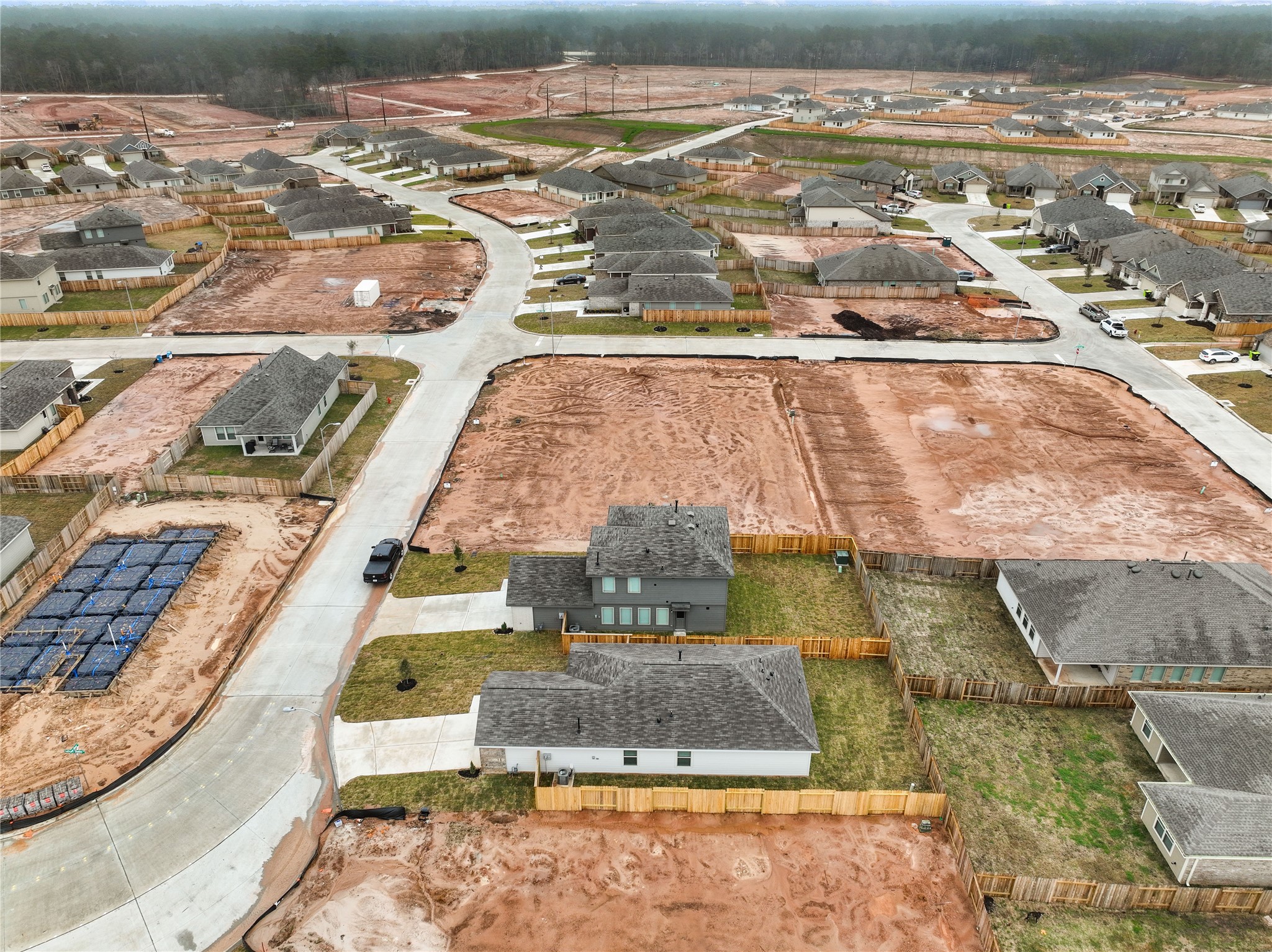 104 Pine Bend Magnolia, TX 77354 - Photo 21 of 25 a view of swimming pool with an ocean view