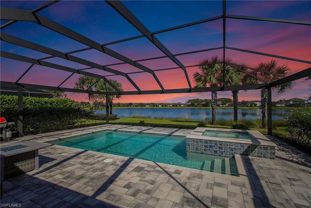 a outdoor view with a sitting space