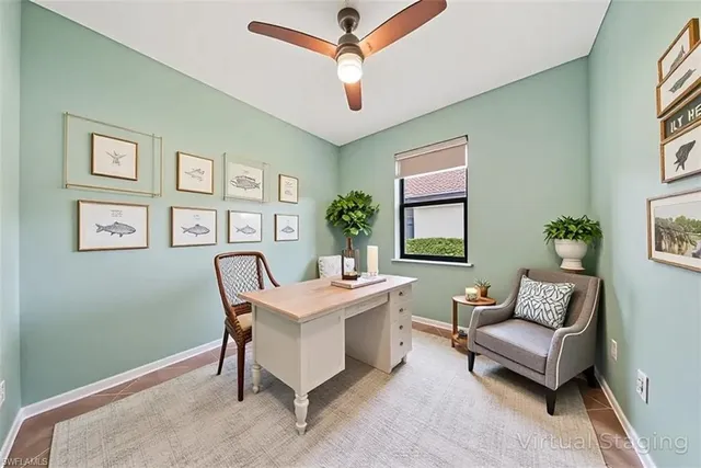 an aerial view of a house with outdoor space and lake view