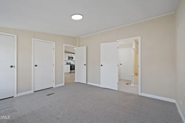 a view of empty room