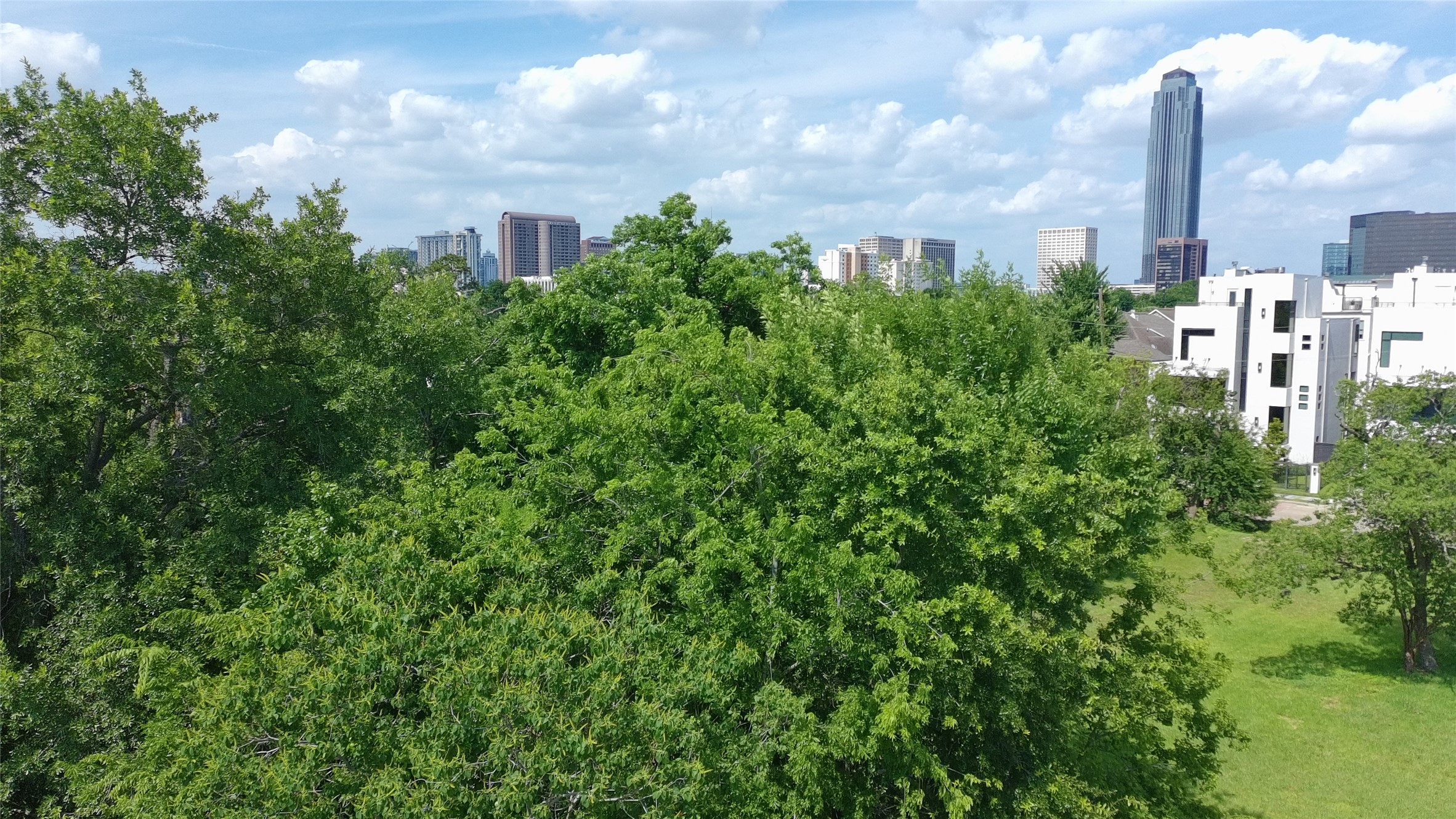 5514 McCulloch Circle Houston, TX 77056 - Photo 8 of 10 a view of a city with lush green forest
