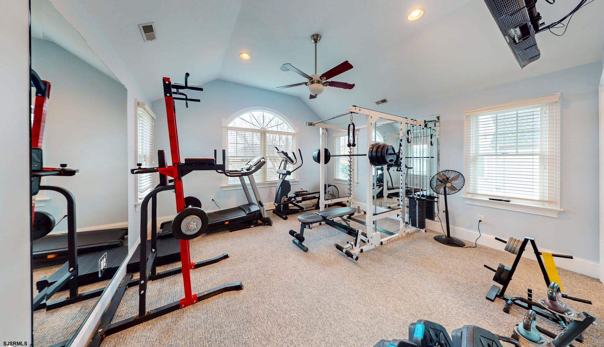 53 Bay Road Ocean City, NJ 08226 - Photo 49 of 68 a view of a room with gym equipment