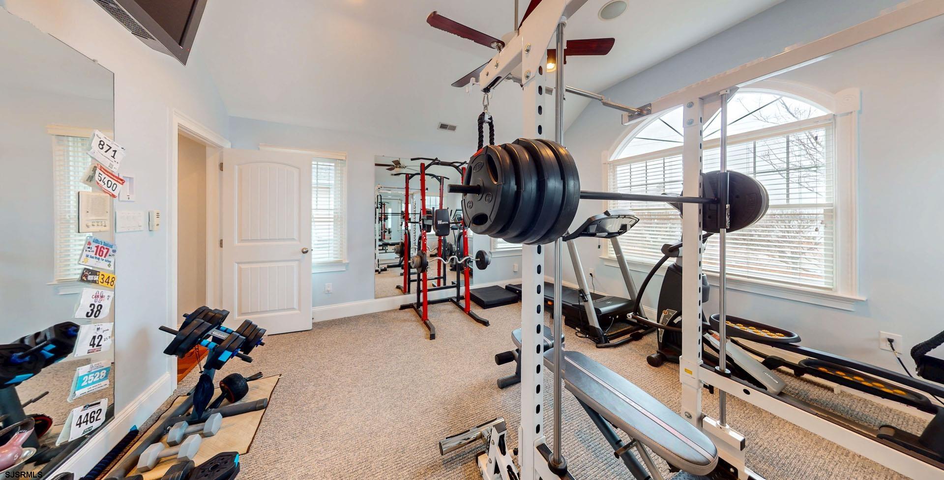 53 Bay Road Ocean City, NJ 08226 - Photo 51 of 68 a view of a room with gym equipment