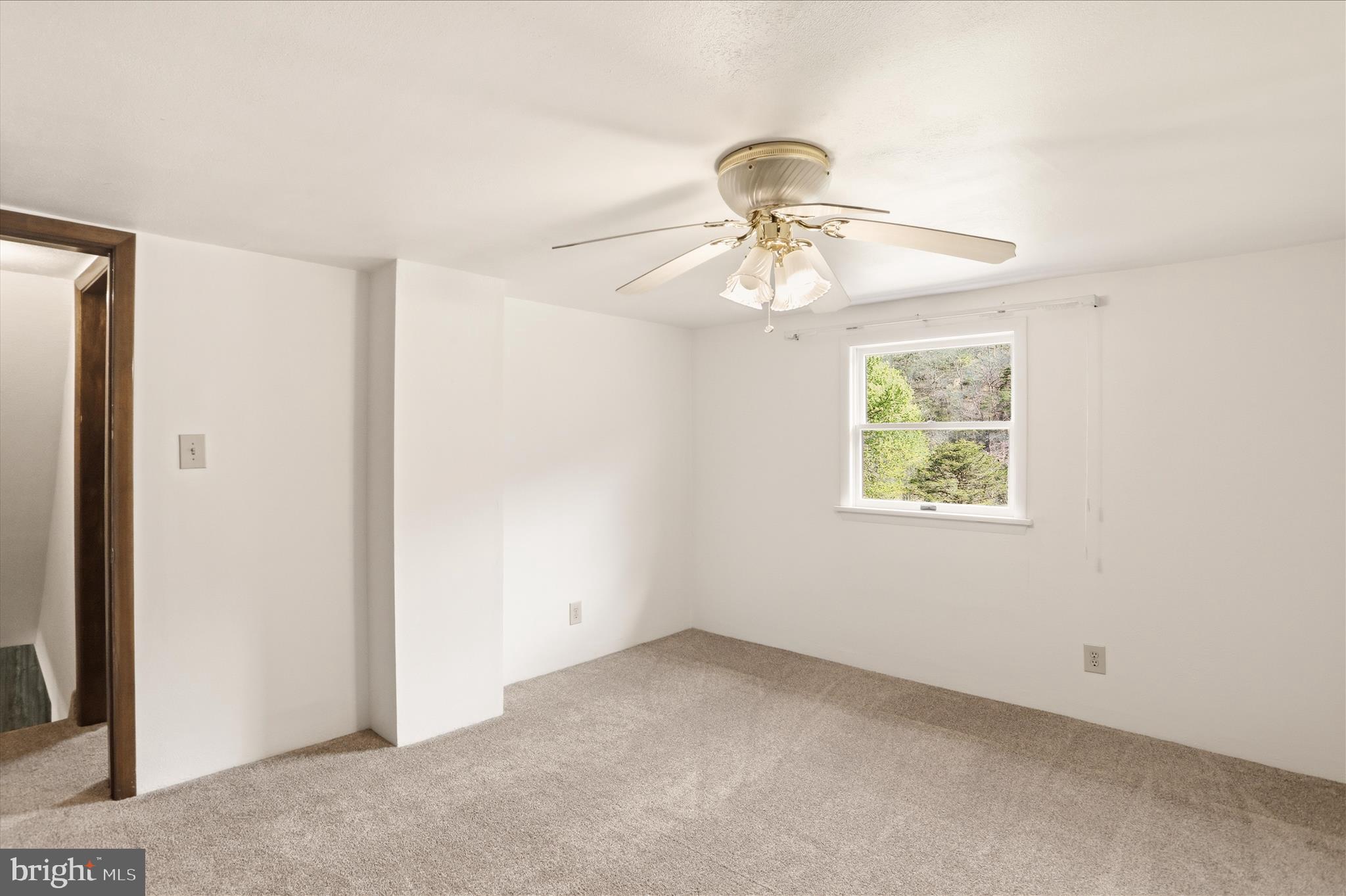 12623 Windy Ridge Drive Mount Savage, MD 21545 - Photo 36 of 72 an empty room with a window and a fan