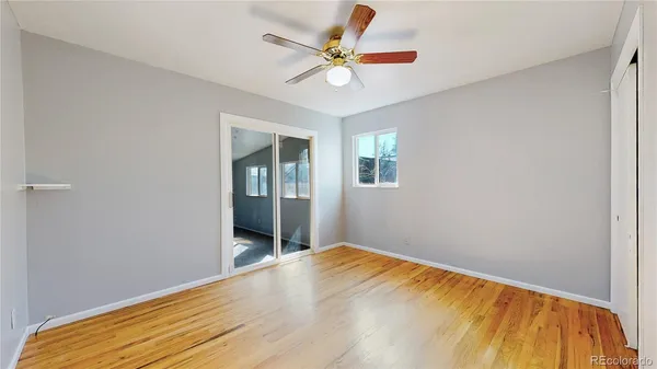 a view of an empty room