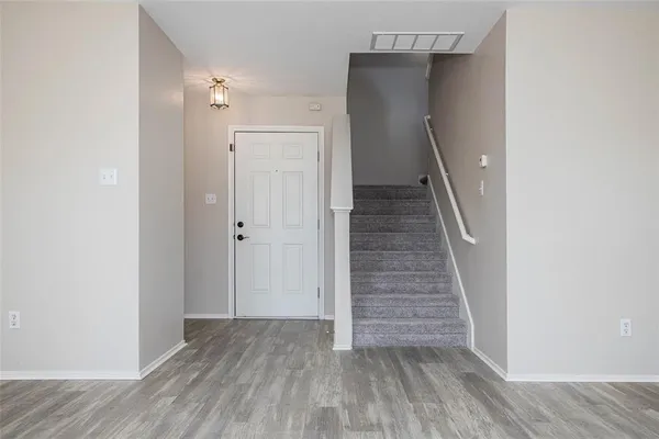 wooden floor in an empty room