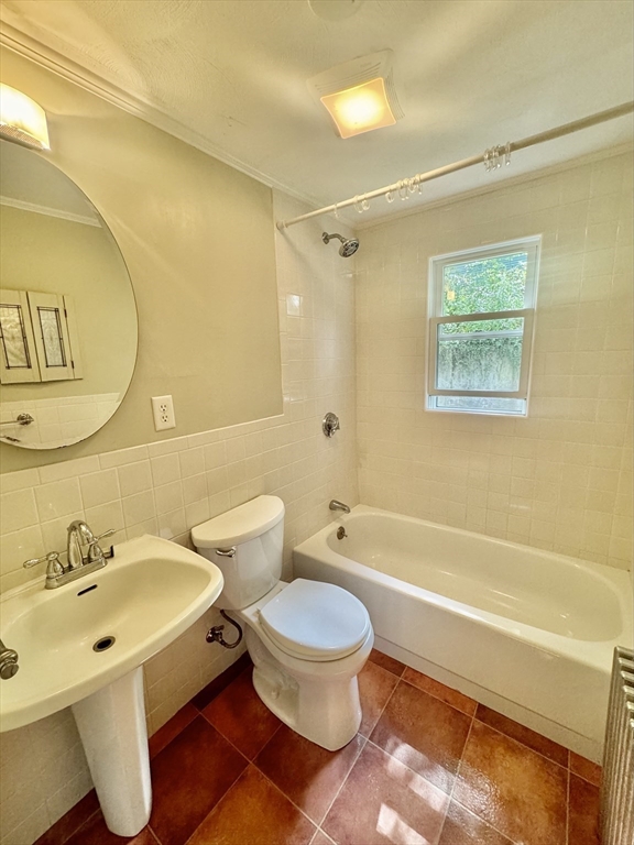 10 Beech Street Billerica, MA 01821 - Photo 13 of 21 a bathroom with a sink toilet a mirror and shower