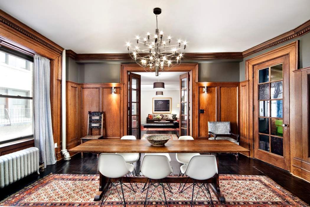 790 Riverside Drive, Unit 1J Manhattan, NY 10032 - Photo 2 of 22 a view of a dining room with furniture and window
