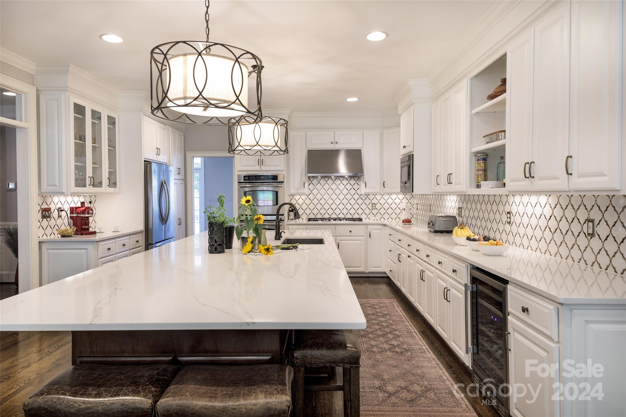 1201 Lost Oak Road Charlotte, NC 28270 - Photo 14 of 46 a large kitchen with lots of counter space and stainless steel appliances