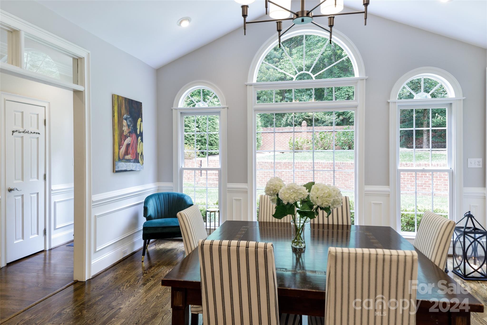 1201 Lost Oak Road Charlotte, NC 28270 - Photo 16 of 46 a view of a dining room with furniture window and outside view