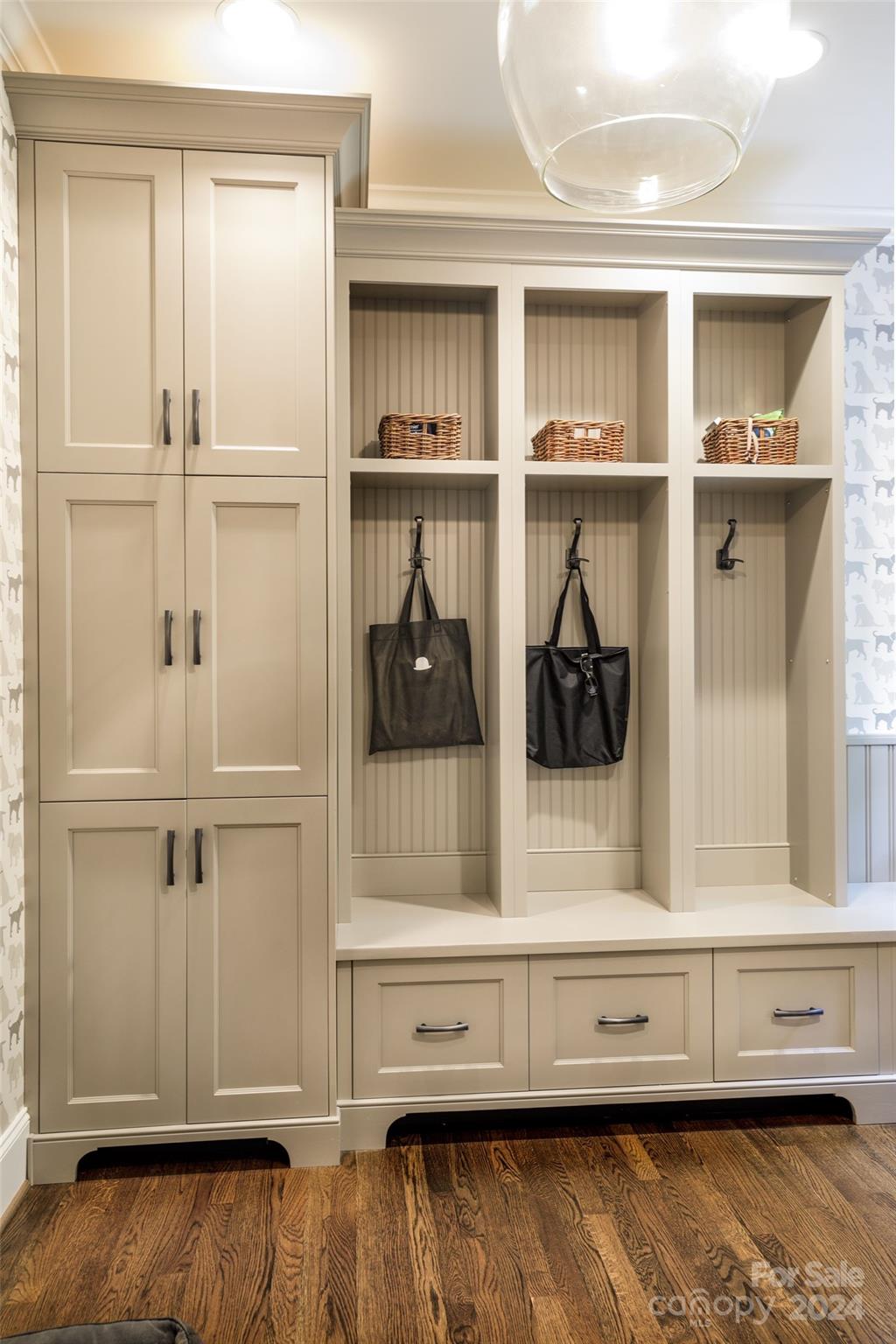 1201 Lost Oak Road Charlotte, NC 28270 - Photo 19 of 46 a view of walk in closet with clothes and shoes