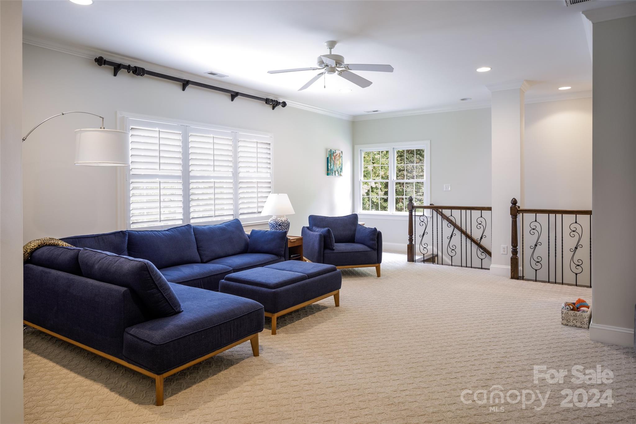1201 Lost Oak Road Charlotte, NC 28270 - Photo 39 of 46 a living room with furniture and a large window
