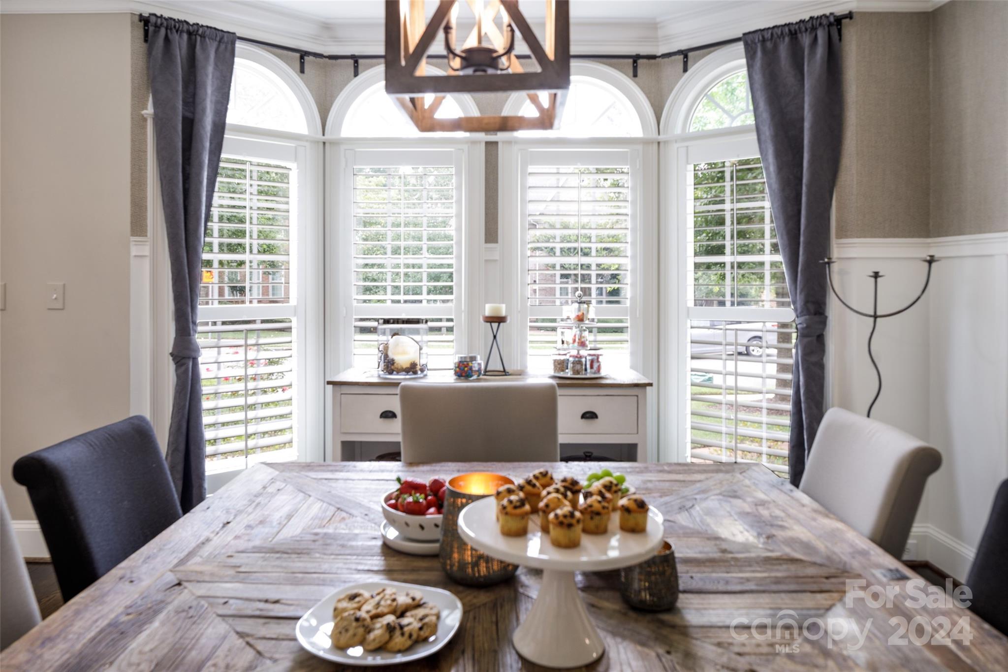 1201 Lost Oak Road Charlotte, NC 28270 - Photo 6 of 46 a living room with furniture and a large window