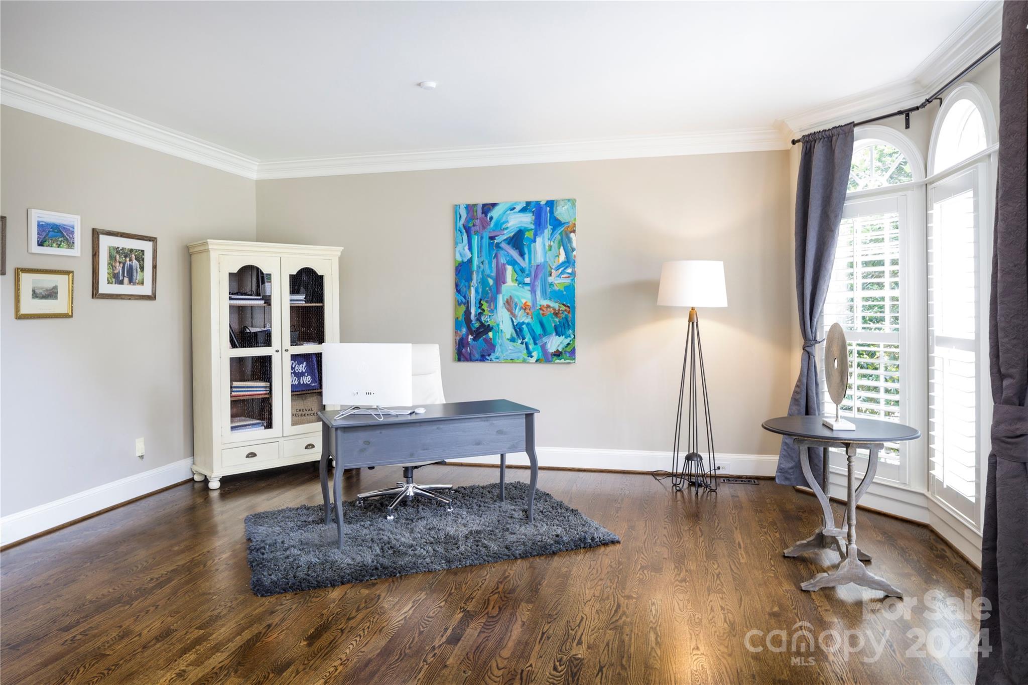 1201 Lost Oak Road Charlotte, NC 28270 - Photo 8 of 46 a living room with fireplace furniture and a window
