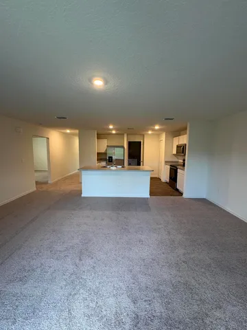 a view of a livingroom with a fireplace