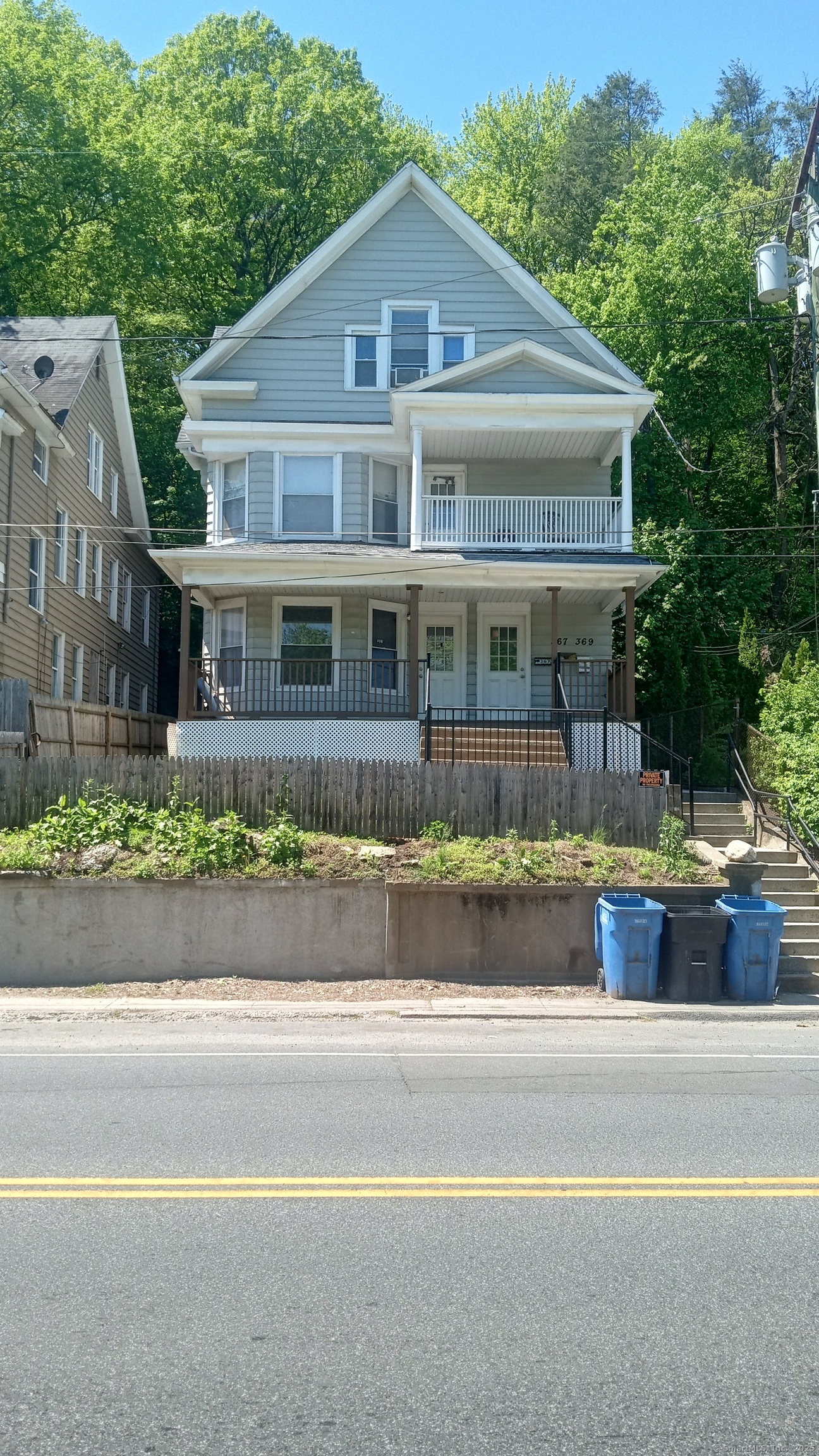 front view of house with a yard