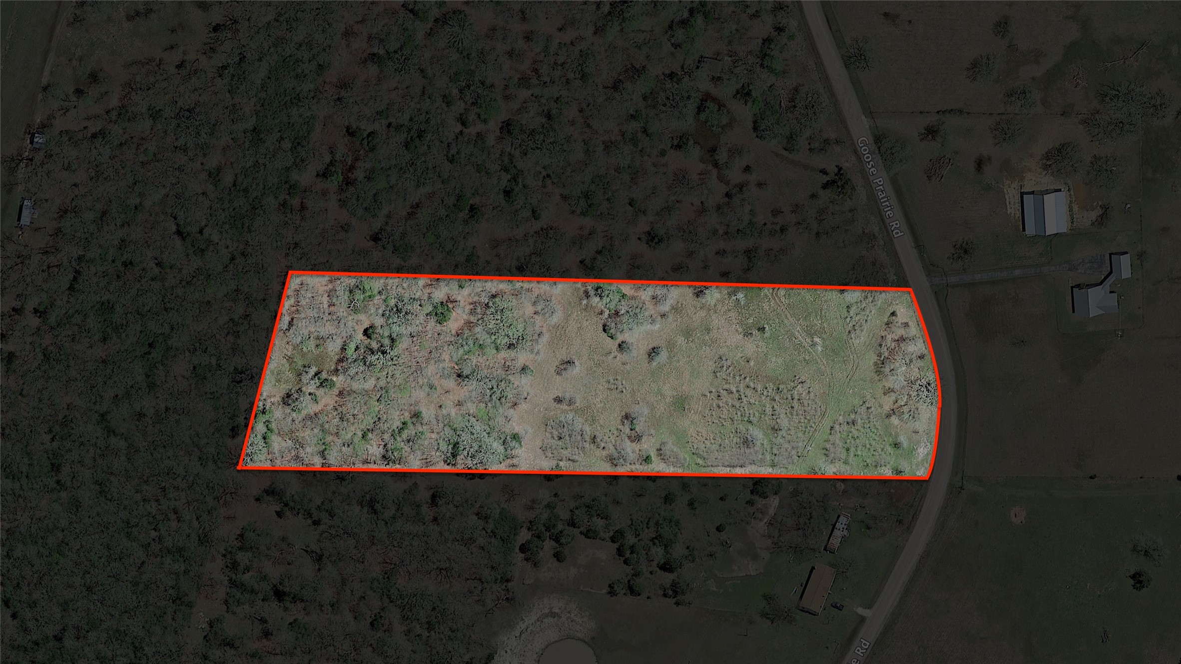 9960 Goose Prairie Road Midway, TX 75852 - Photo 28 of 28 Aerial Plat