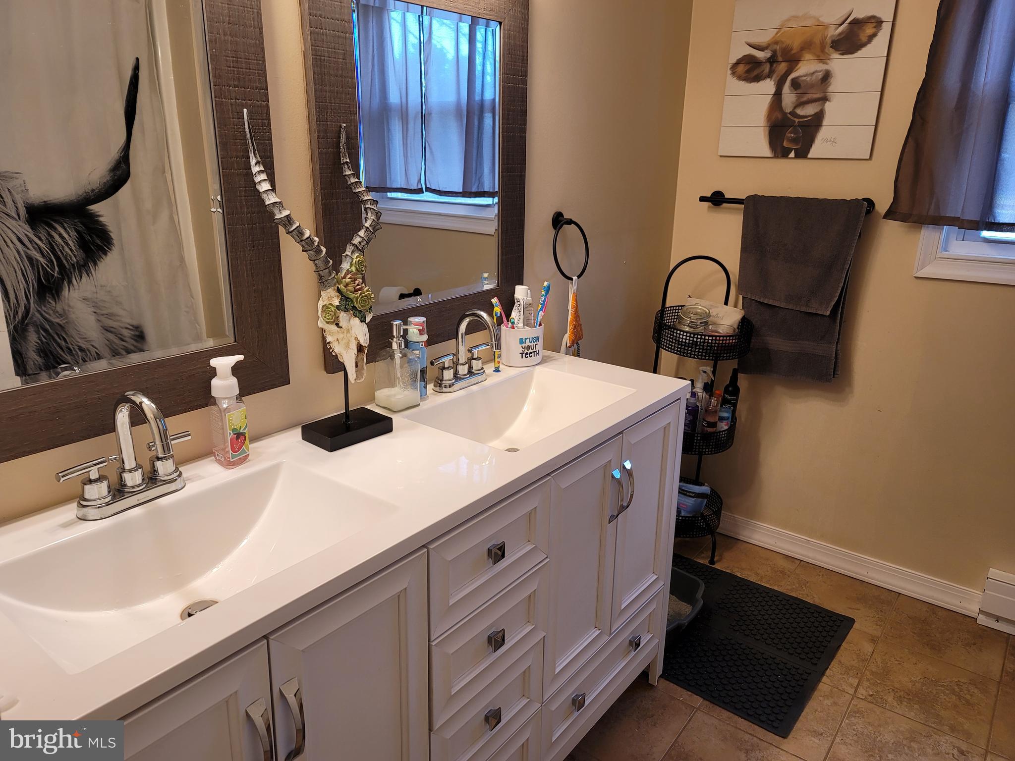 1349 Zook Road Atglen, PA 19310 - Photo 18 of 22 a bathroom with a sink and a mirror