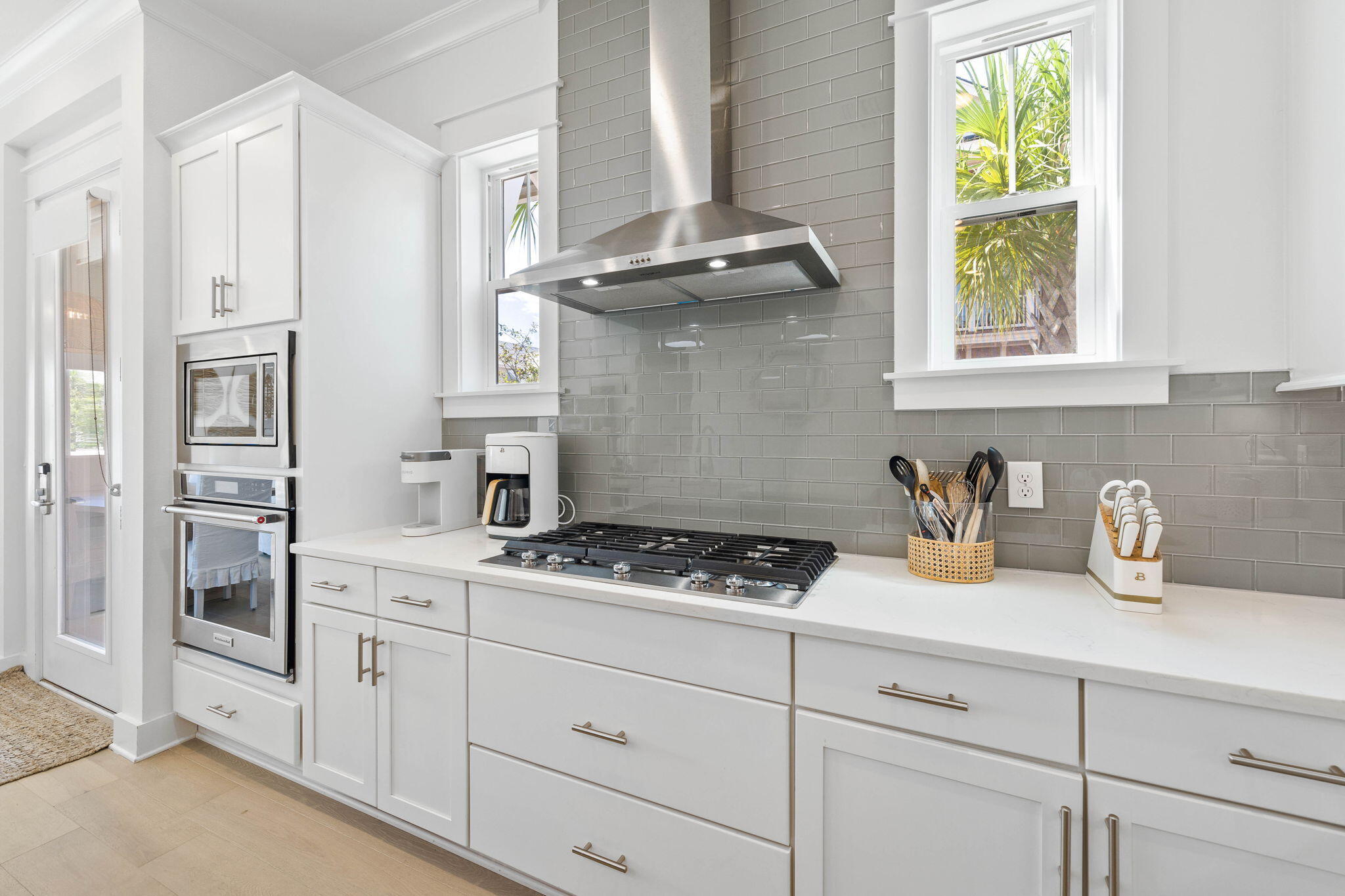 80 Wharf Ln Inlet Beach, Unit B Inlet Beach, FL 32461 - Photo 11 of 43 a kitchen with cabinets and window