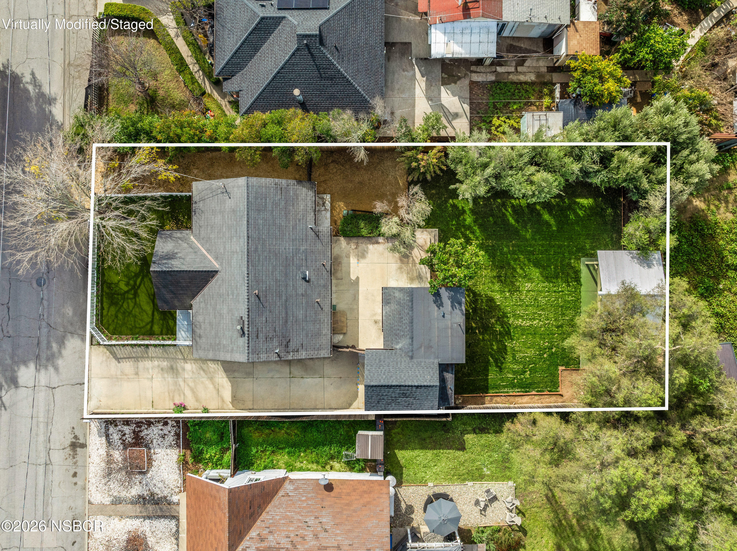 533 Pine Street Solvang, CA 93463 - Photo 29 of 37 an aerial view of a house with a yard