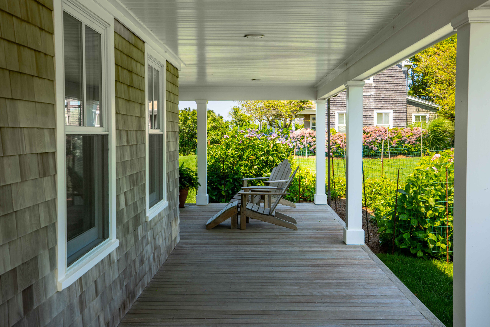 110 Baxter Road Nantucket, MA 02554 - Photo 4 of 46 Main House First Floor Covered Deck