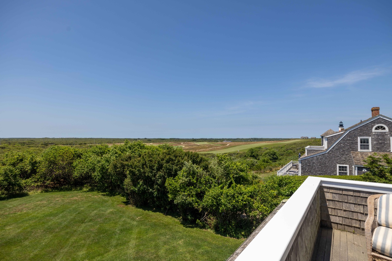 110 Baxter Road Nantucket, MA 02554 - Photo 45 of 46 Guest House Second Floor Master Balcony
