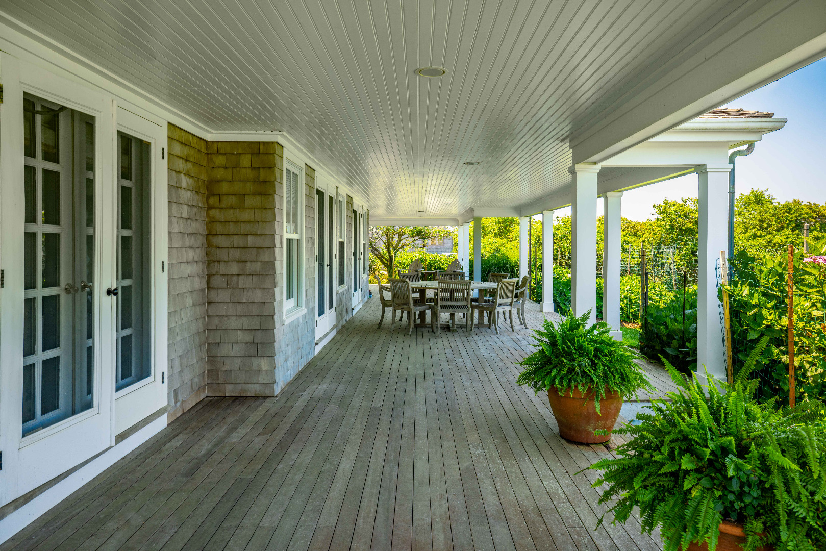 110 Baxter Road Nantucket, MA 02554 - Photo 5 of 46 Main House First Floor Covered Deck