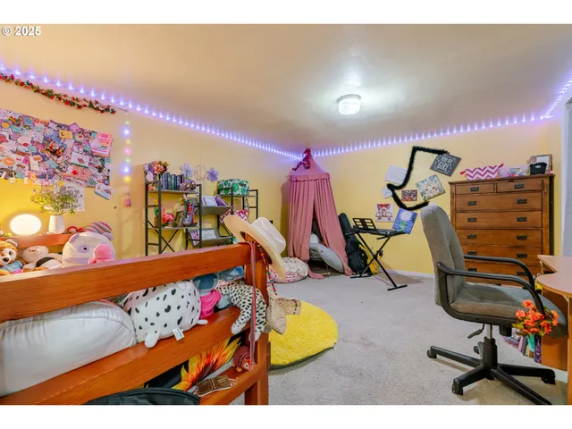 a view of balcony with wooden floor