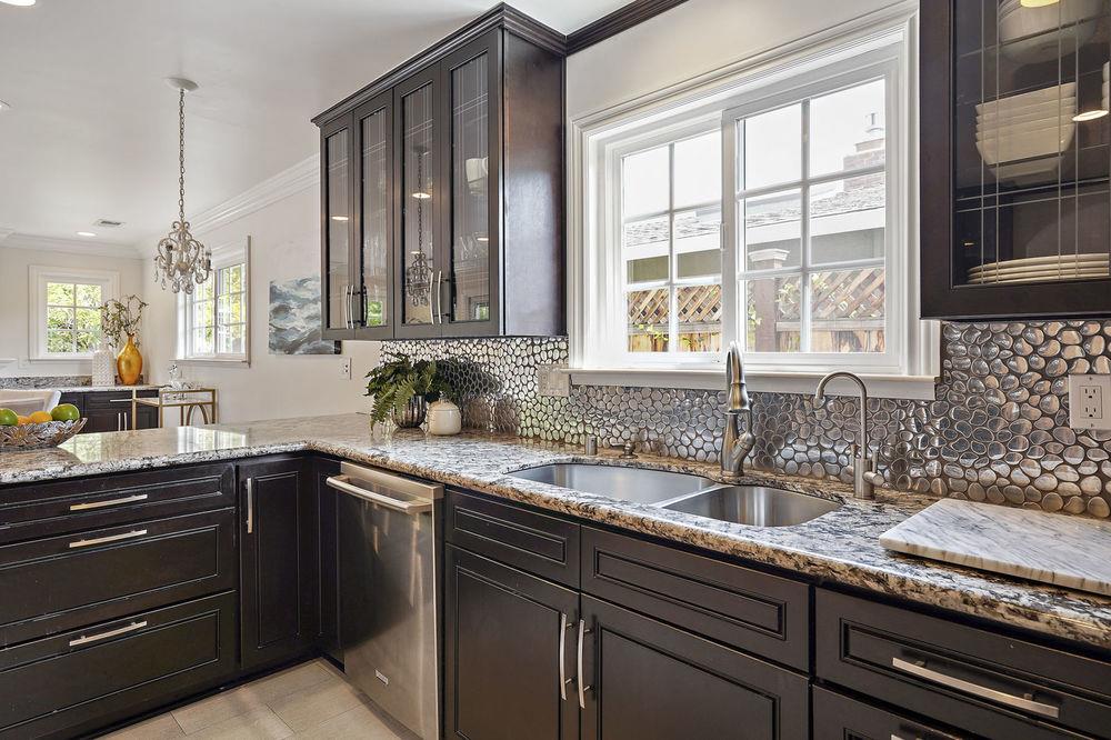 222 Thomas Drive Los Gatos, CA 95032 - Photo 16 of 28 a kitchen with a sink and a window