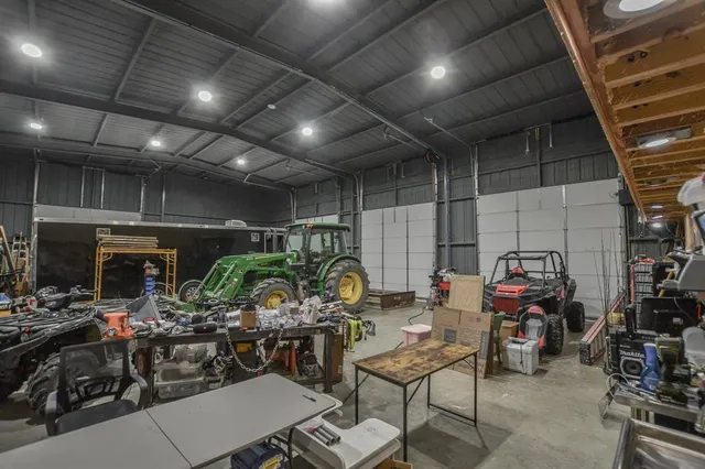 a kitchen with a refrigerator stove and microwave